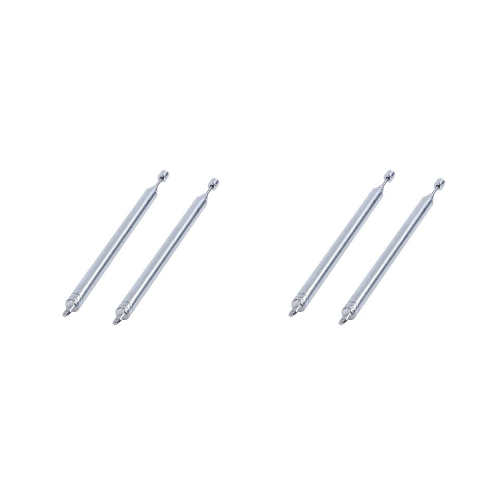 4Pcs 7 Section Am Radio, Fm, Tv Expansion Antenna Aerial 66Cm Long Silver 6131627744436