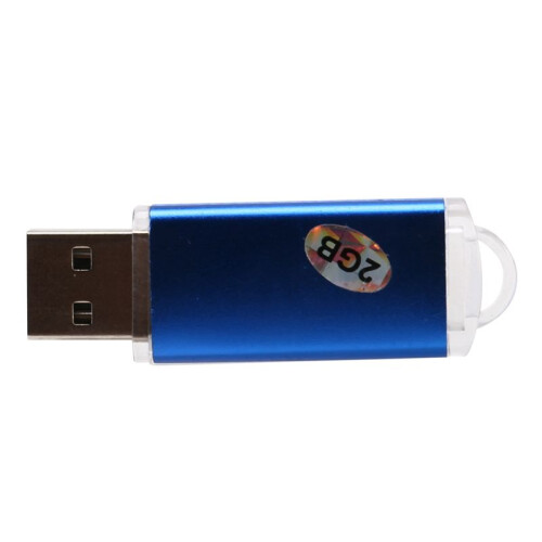 2X 2GB USB 2.0 Flash U Disk Blue 1