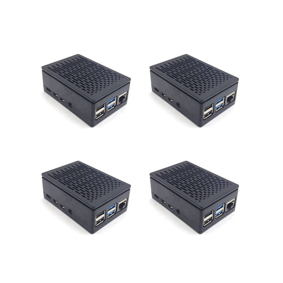 4X For Raspberry Pi 4 Case Shell Box Enclosure Installable Cool Fan Aluminum Heatsink Enclosure For Raspberry Pi 4B 4713816376363
