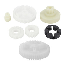 7Pcs G22C5958X Auto Front Rear Power Window Regulator Adjustment Motor Gear - 1Pcs White & 6Pcs Black-White