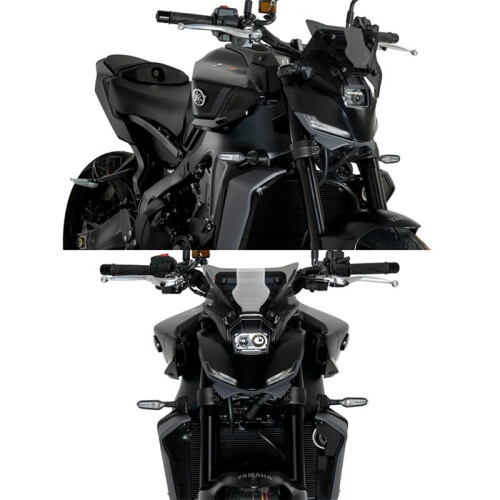 Motorcycle Accessories Front Windshield Wind Deflector Fairing Lower for  MT 09 MT-09 SP 2024 Black 1