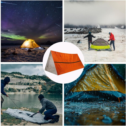 Thermal Sleeping Bag, Bivvy Bag, Compact Survival Shelter 2