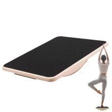 Wooden Balance Board, Yoga Balance Board, Stability Trainer, NonSlip Wobble Pad