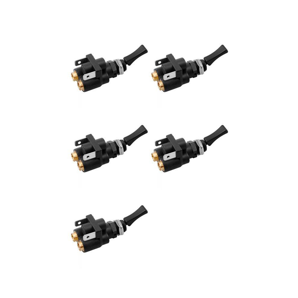 5X Car Air Electric Toggle Valve Paddle Switch For Peterbilt Kenworth K295-362-1 Black 4713053567753