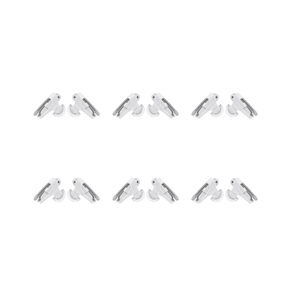 12Pcs Mobile Game Controller Gamepad Trigger Aim Button Joystick For Pubg White 4713734738472