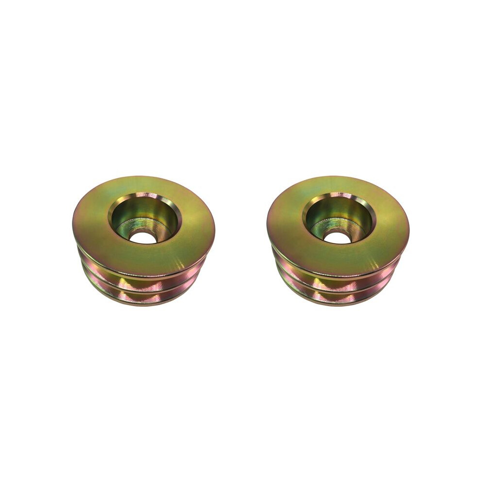 2X Double Alternator Pulley 841812 For Volvo Penta For Ad31 Ad41 Aqad30 Aqad40 Aqad41 Aqd40 6132772568960