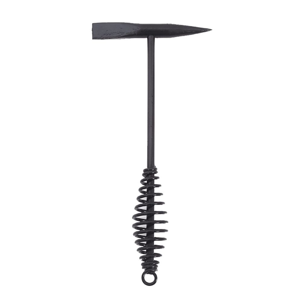 Hammer Highcarbon Steel Hand Tool Welding Chipping Hammer With Spring Handle Welder Security Safty Hands Tools Anti Rust (Color : Black) 9189345697791