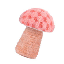 Artificial Mushroom Plush Harvest Fall Thanksgiving-light pink