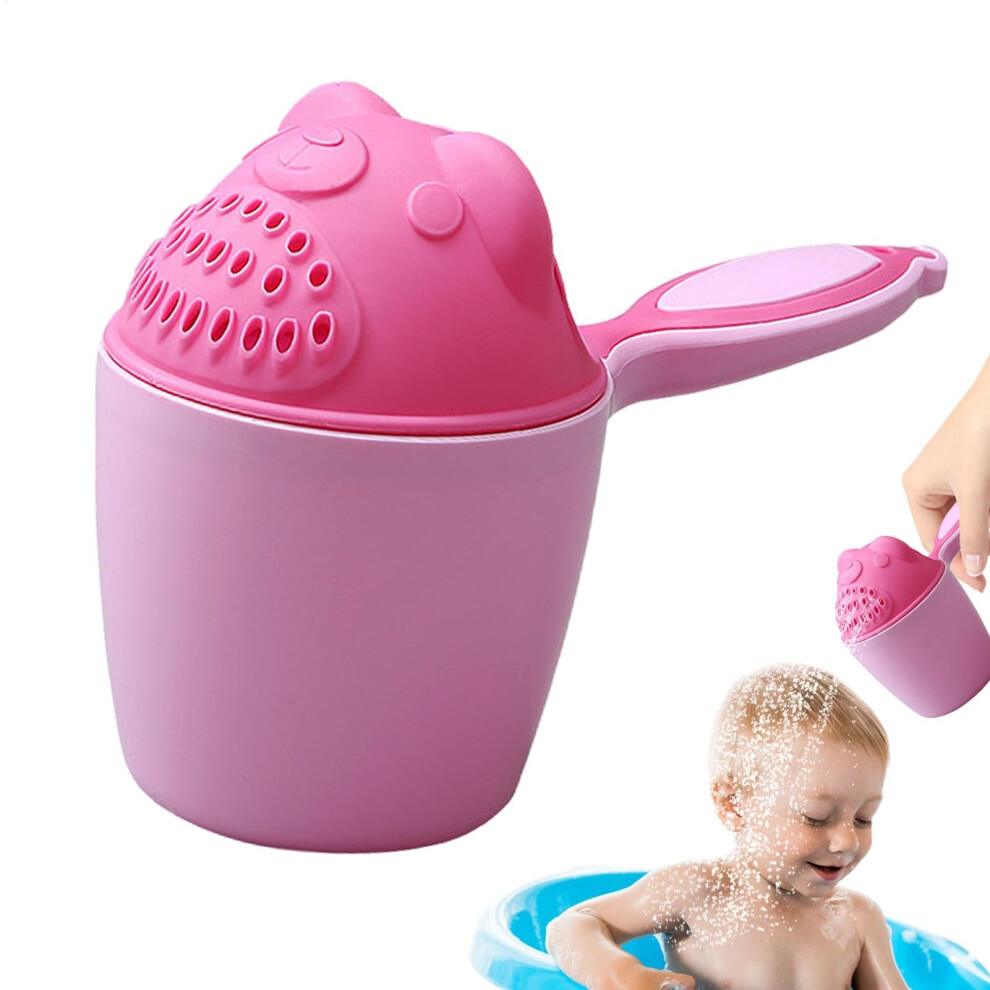 Shampoo Re Cup Bath Cup For Ring Hair Cute Cartoon Shampoo Cup Creative Waterfall Re Cup For Babies Pink