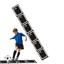 Unique Agility Ladder Football Training Ladder for Agility, Foldable Football Practice Equipment for Patio, Garden, Lawn 250x34x0.3CM