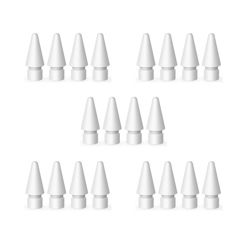 20 Pack Replacement Tip For Apple Pencil Nibs For Apple Pencil 1St & 2Nd Generation (White) White 6131407712716