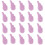 20pcs/set Colorful Plush Wing Shape Applique Make-pinkA 1