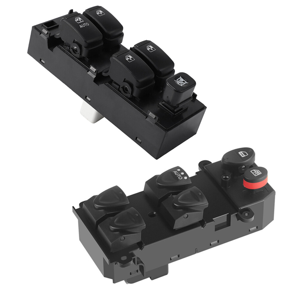 1 Pcs Power Window Master Switch Left Driver Side Power Control Switch & 1 Pcs Electric Power Window Control Switch 6133443837309