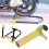 4X Wheel Support Frame Stand Motorcycle Swing Arm Lift Tripod Hooks U-Style Hook Fork Swingram Square 7