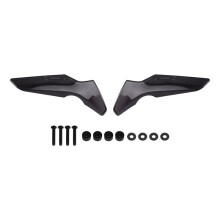 Defletor de Vento Lateral para para-Brisa de Motocicleta, Spoiler, Tela Mosquiteira para MT-125 MT-15 MT125 MT15 2020-2023 Cinza Fumê