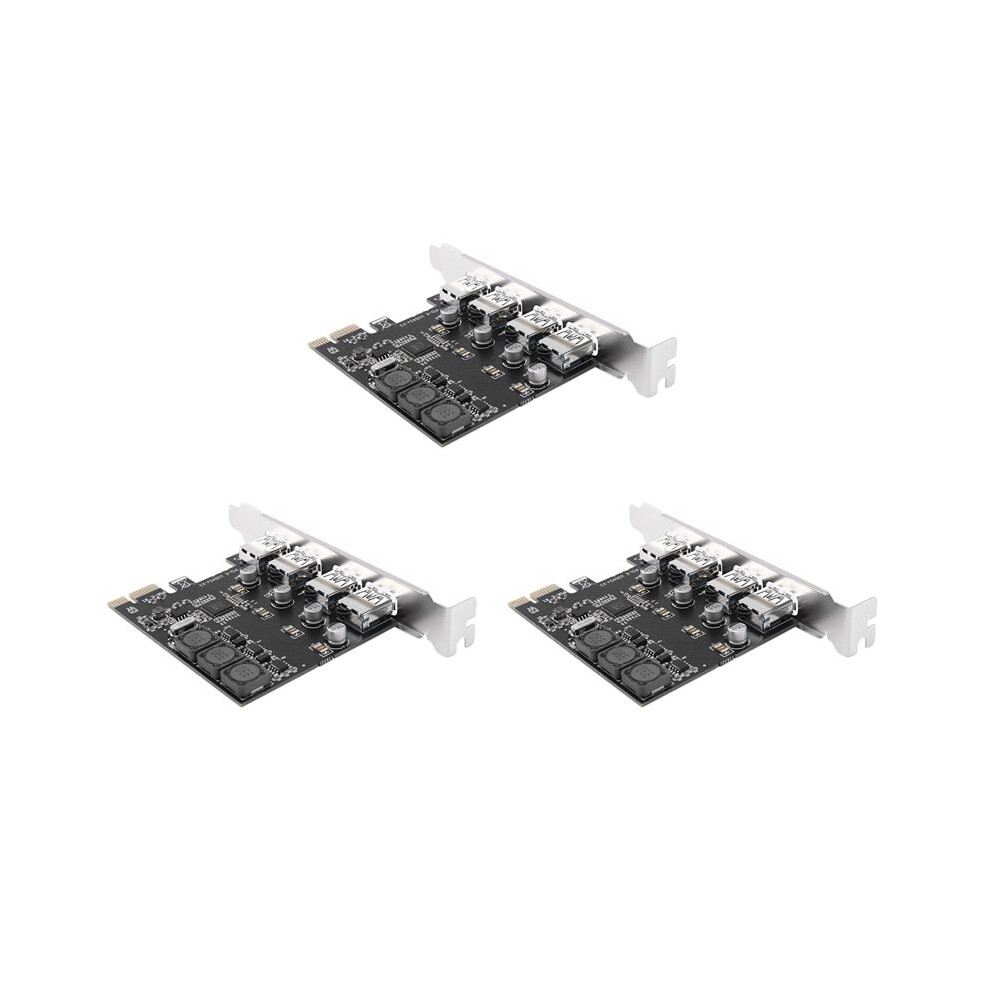 3X 4 Port Usb 3.0 Pci Express Expansion Card Pcie Pci-E Usb 3.0 Host Controller 4 X Usb3.0 Usb 3.0 Add On Card 4711129136490