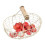 Egg collection basket with wooden handle  Decoration storage camping accessories 1