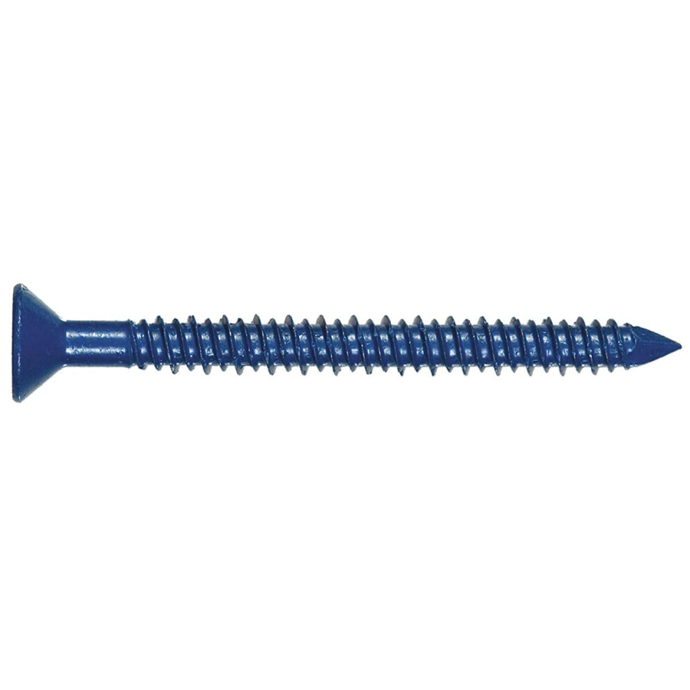 Tapper Steel Flat Head Concrete Screw Anchor 100 Pk 9412369445698