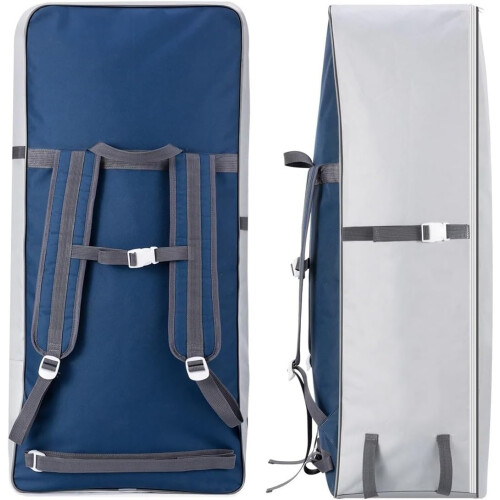 105L Paddle Board Backpack Oxford Cloth SUP Surfboard Bag White 1