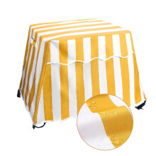 Stylish Water Table Cover for Toddlers,-yellow and white