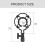 Microfoons Shock Mount Houder Studio-opnamebeugel voor 3