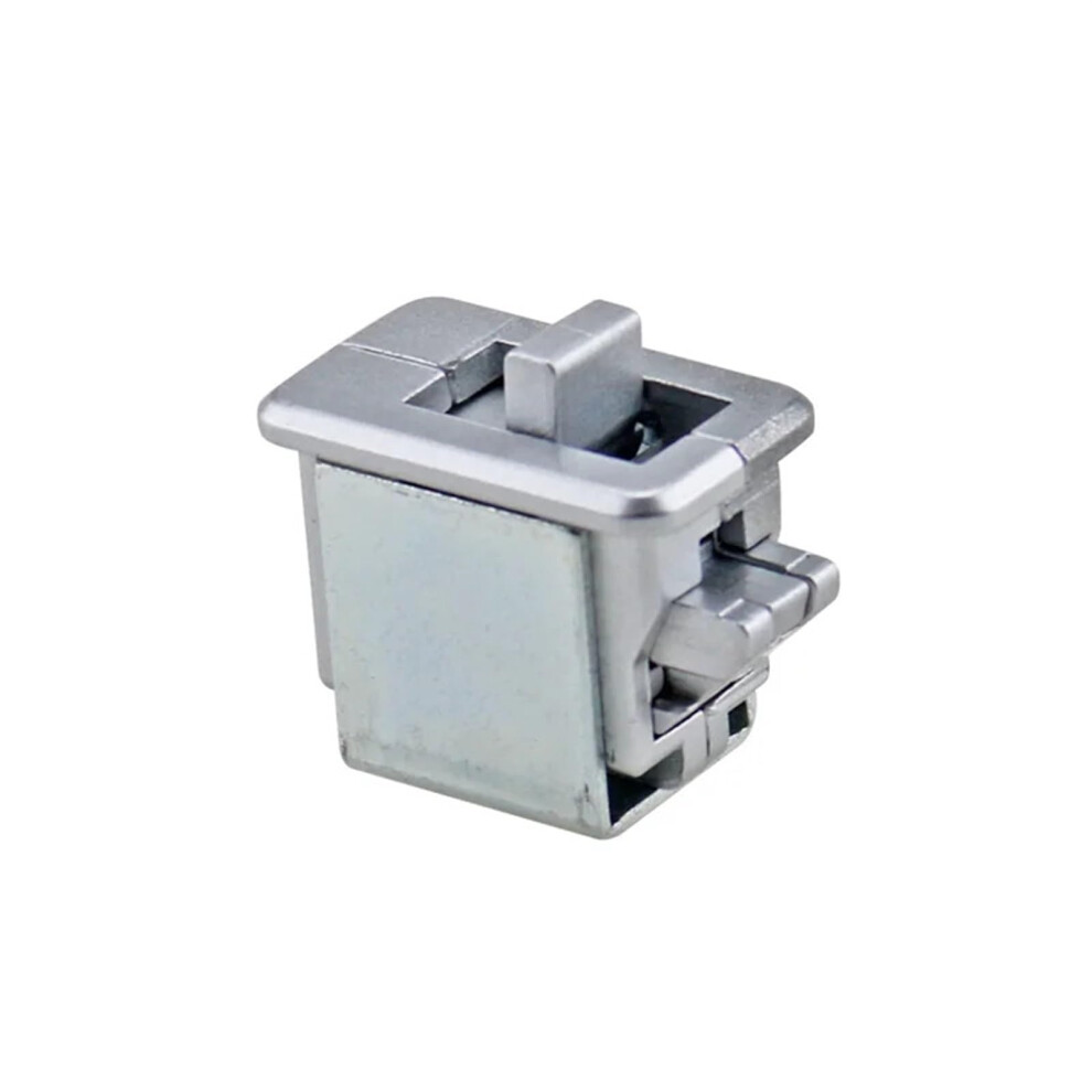 Buckle Lock Impact Button Lock Zinc Alloy Impact Lock Industrial Equipment Cabinet Automatic Closing Square Door Lock 1Pcs 9189345697708