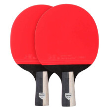 Table Tennis Bat, 4 Star Professional Training, NonSlip Grip, Offensive, Short Handle