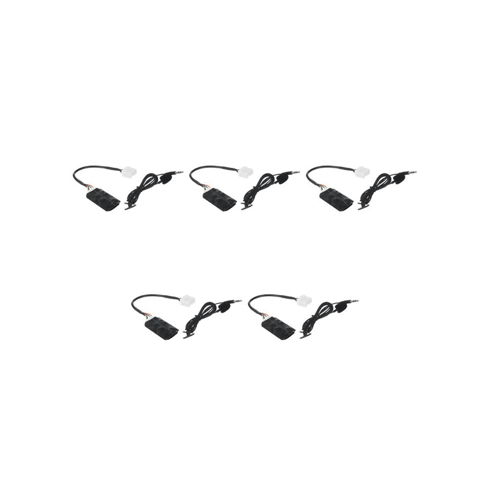 5X Car Radio Audio Adapter Bluetooth Aux Cable Microphone Handsfree For Honda Accord Civic Crv Fit Siming Odyssey 4713800771440