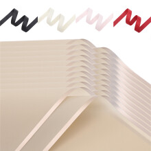 20st bloem inpakpapier gouden randen geschenkverpakking-Khaki