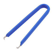 Multifunctional IC chip removal tool, keycap puller, portable Ushaped puller, clip, mechanical keyboard accessory blue