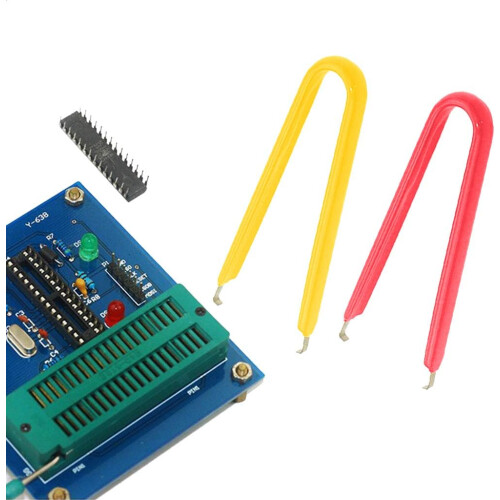 Multifunctional IC chip removal tool, keycap puller, portable Ushaped puller, clip, mechanical keyboard accessory blue 1