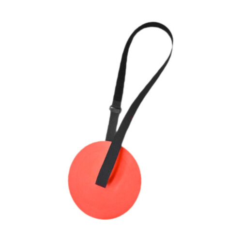 Agility Target with Adjustable Strap for Football Training red