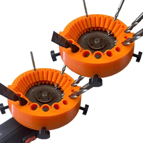 Handheld Drill Bit Sharpener for All Bits, Power Drill Bit Grinding Attachment for 125 mm Grinder
