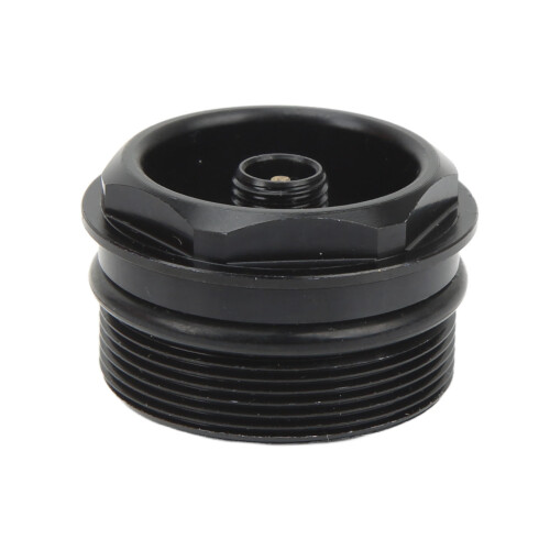 Bike Front Fork Valve Nut, Bicycle Air Fork Cap With Replaceable Valve Core And Compact Size For Seamless Integration