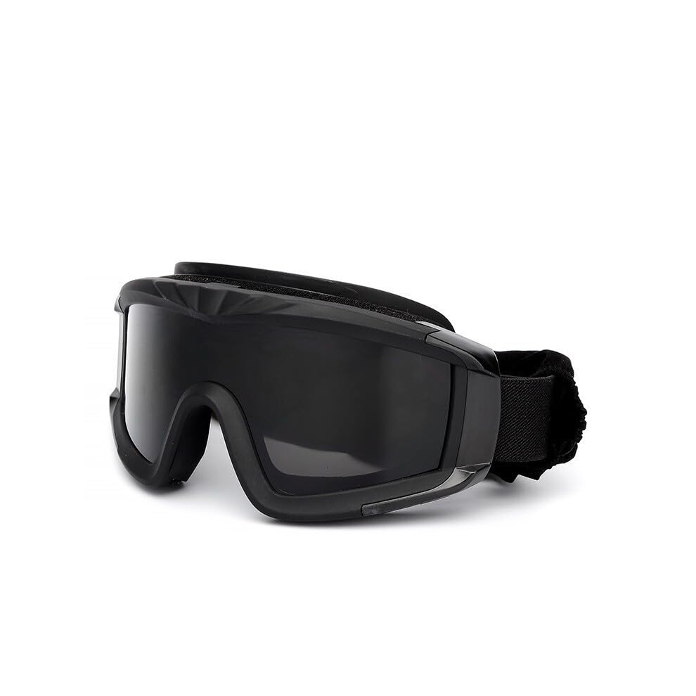 Outdoor Sports Tactical Goggles With Interchangeable Lenses, Uv400 Protection, Dustproof, 3 Pack 9412369448217