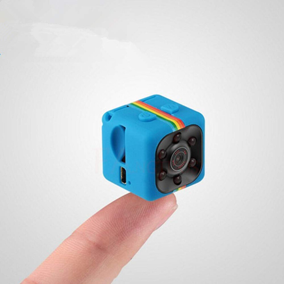 Sq11 Mini Camera Hd 1080P Sport Dv Infrared Nigh Vision Motion Sensor Pocket Small Camcorder Hidden Spy Camera (960P, Blue) 9189345698200