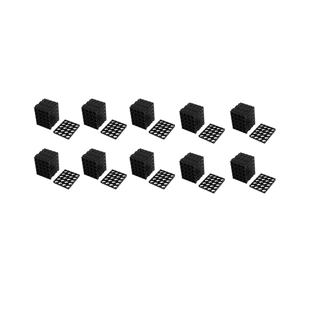 100Pc 18650 Battery 4X5 Cell Spacer Radiating Shell Plastic Holder Bracket 18.4Mm 4711638750514
