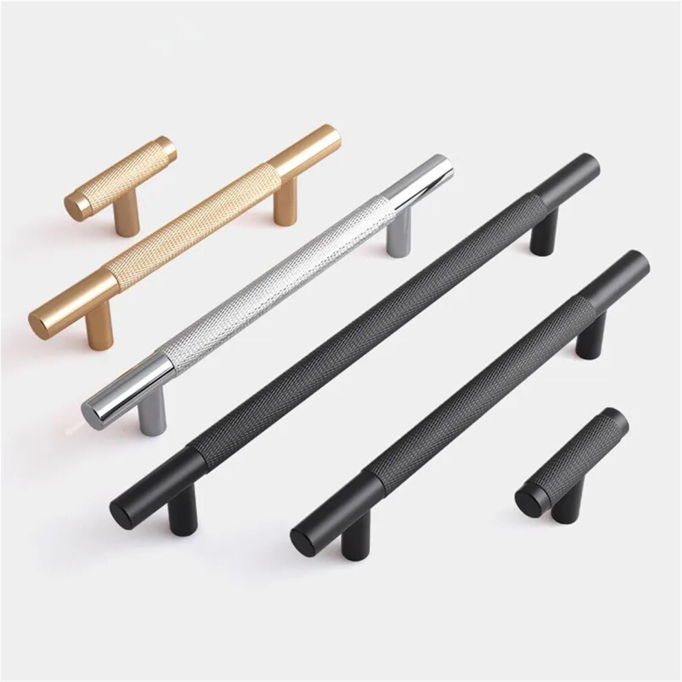 Round Rod Knurled Carved Aluminum Alloy Furniture Door Handle Cupboard Wardrobe Door Pulls Cabinet Drawer Knobs Hardware 1Pcs(Red) 9365049392624