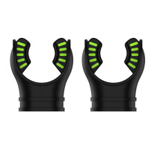 Silicone snorkel mouthpiece, 2 pieces, suitable for most standard regulators, diving equipment