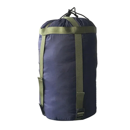 Compression Stuff Sack Outdoor Camping Sleeping Bag Storage Bag 38x18cm Drawstring Design Nylon Pack EDC Equipment