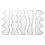 5 Pieces Clear Wave Edges Ruler for Sewing Machine Quilting 1