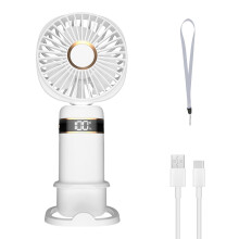 USB Fan Cooling Fan Camping Fan Handheld Fan ABS Office Fan Desk Fan for Everyday Use
