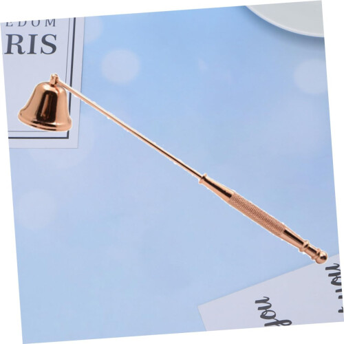 Wick Spoon Candle Douter Safe Tool for Candle Stopper Snuffer Gold 21X3.5cm 2