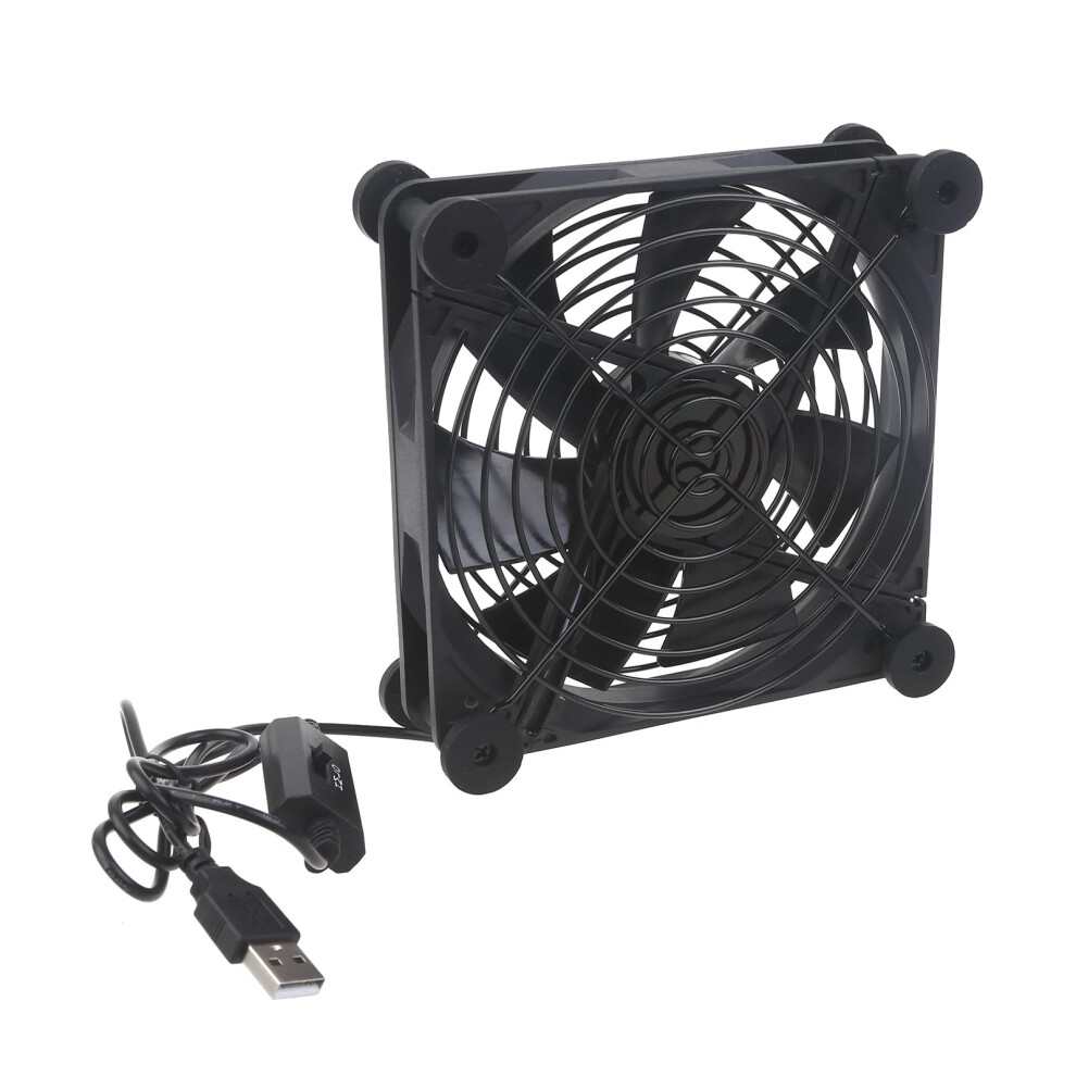 5V Usb Powered Fan Cooling For Router Modem Box Router Cooling Case Fan For Cooling Various Electronics Device Laptop 9412369449122