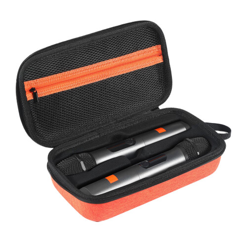 Storage Case Wireless-Orange outside For battery mode
