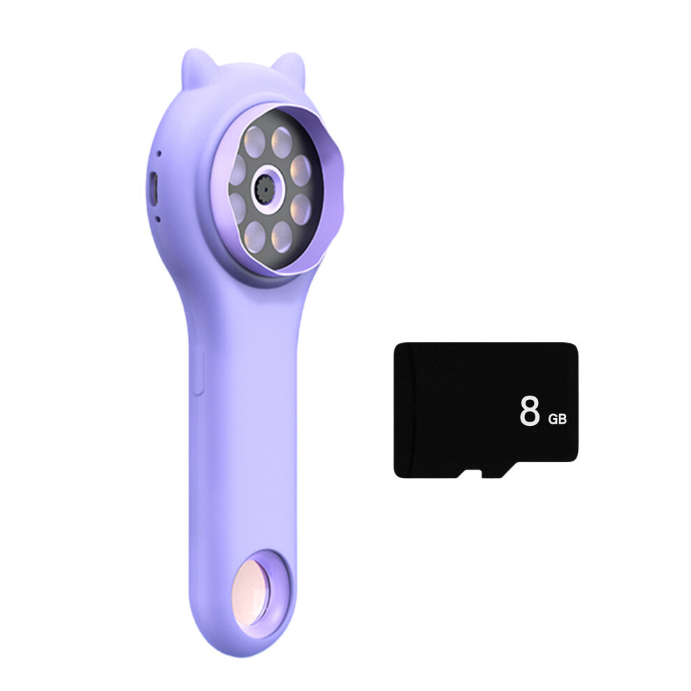 Mini Kids Microscope For Kids With 200X Magnification- Purple 7709000266234