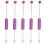 5pcs Sewing Seam Ripper Stitches Thread Unpicker-Plum 1