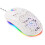 7200DPI USB wired mouse optical gaming honeycomb shell mouse RGB LED backlight WhiteUSB 1