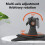 ABS Projectors Stand with Full 360 Degree Rotation and-black 3