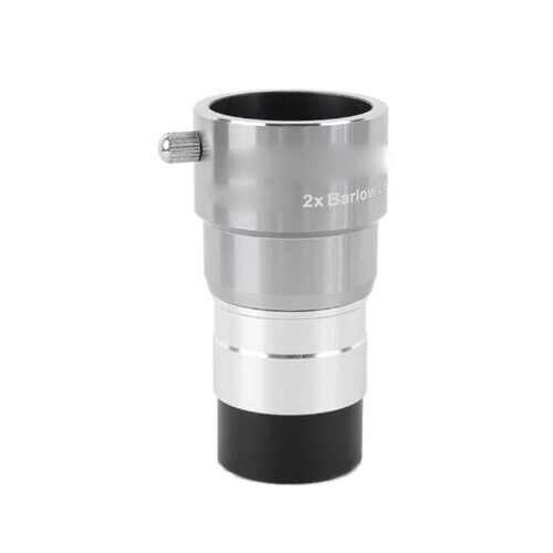1.25 Inches 2X Barlow Extender Mirror Eyepiece Telescope Accessories Getting Started